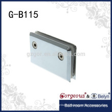 0 degrees stainless steel wall mount glass clamp